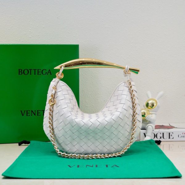 Bottega Veneta Sardine Chain in White 33*20*4 CM (Mirror Quality)