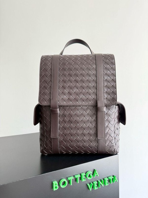 Bottega Veneta Back To School Backpack in Brown 39*31*14 CM (Mirror Quality)