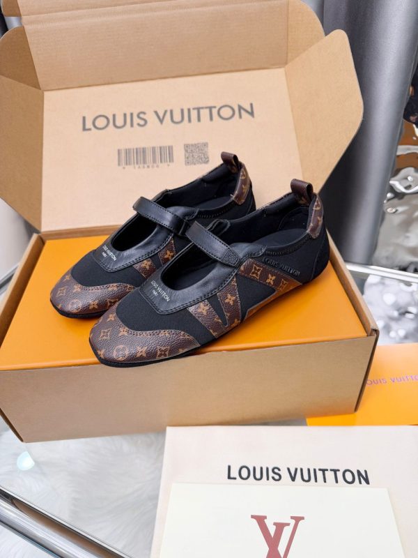 Louis Vuitton Sneakerina Mary Jane in Brown Monogram for Women